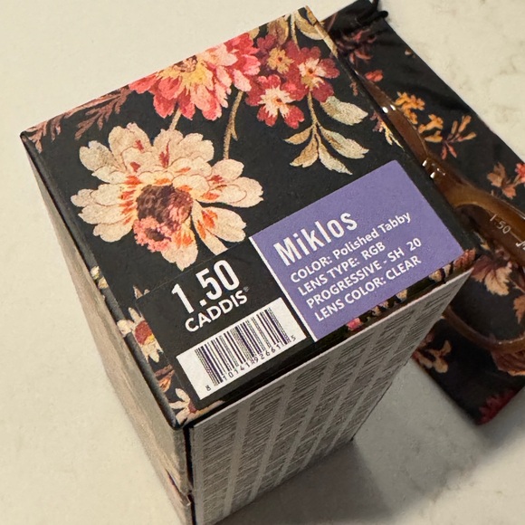 Caddis Miklos PROGRESSIVE 1.50 Readers in Polished Tabby - Picture 3 of 8